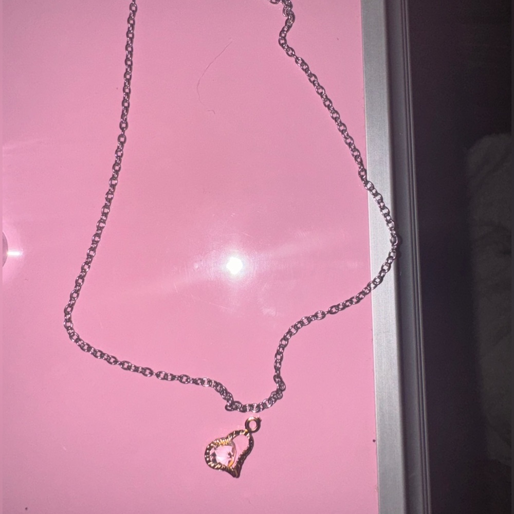 sterling silver necklace with pendant